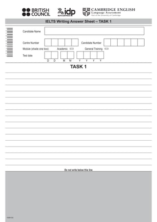 Ielts Module Paper IELTS exam form and answer sheet samples.pdf