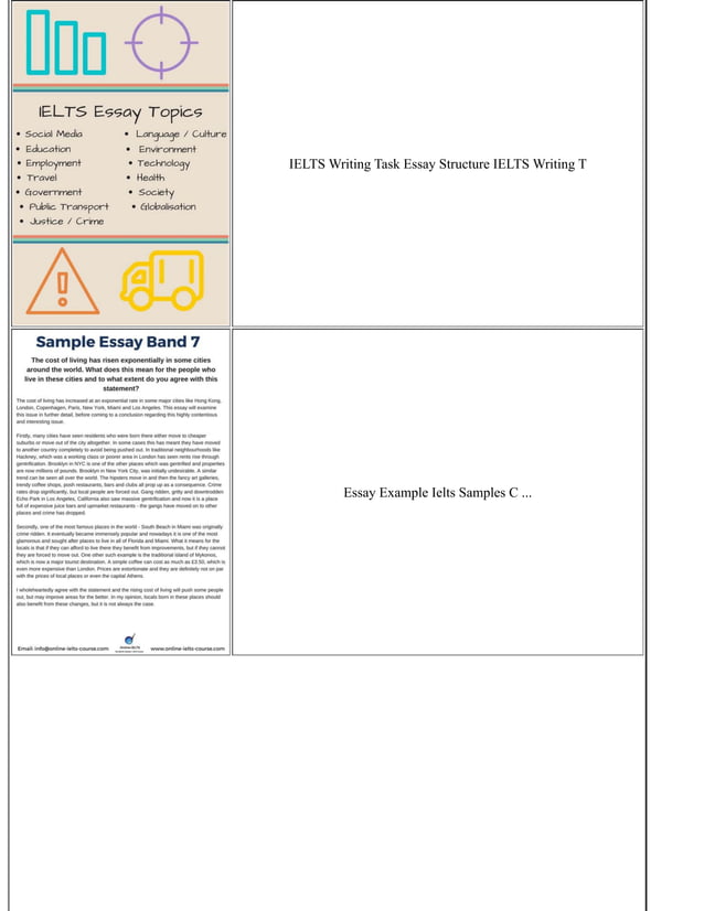 Ielts General Writing Essay Topics PDF