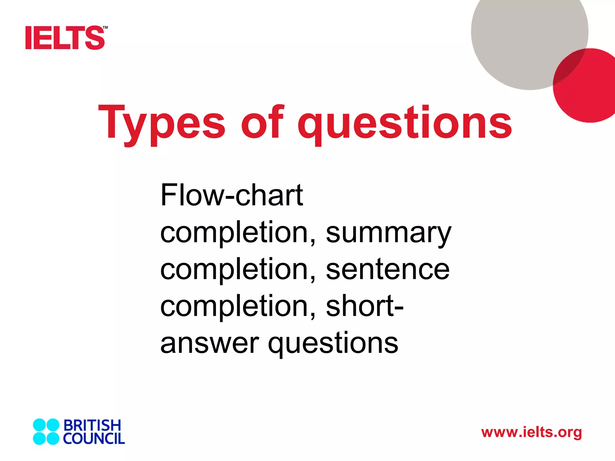 Ieltslistening PPT ieltslistening-ppt