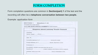 Mastering IELTS Listening: Strategies for Form Completion and Question ...