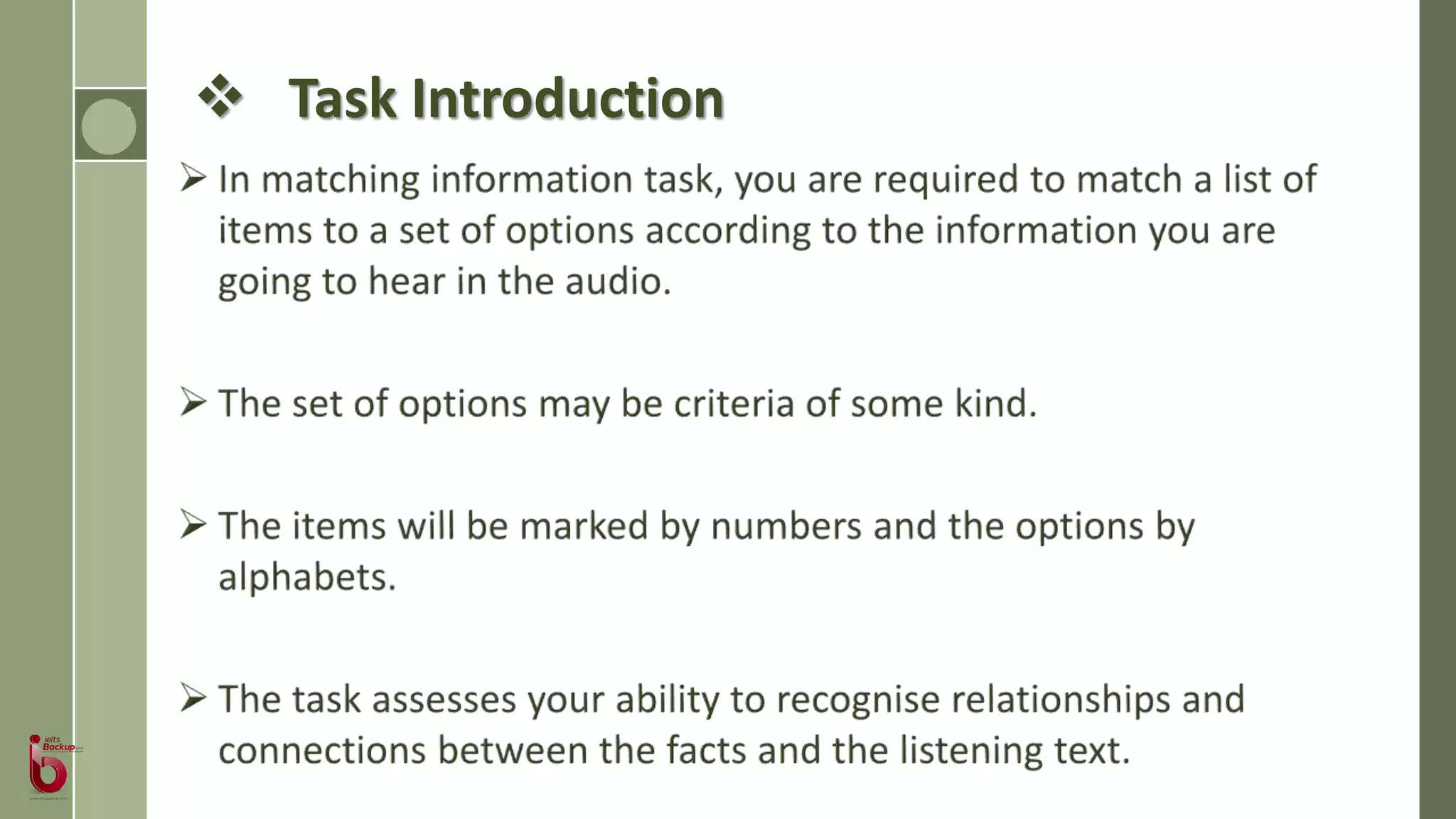  Task Introduction
 