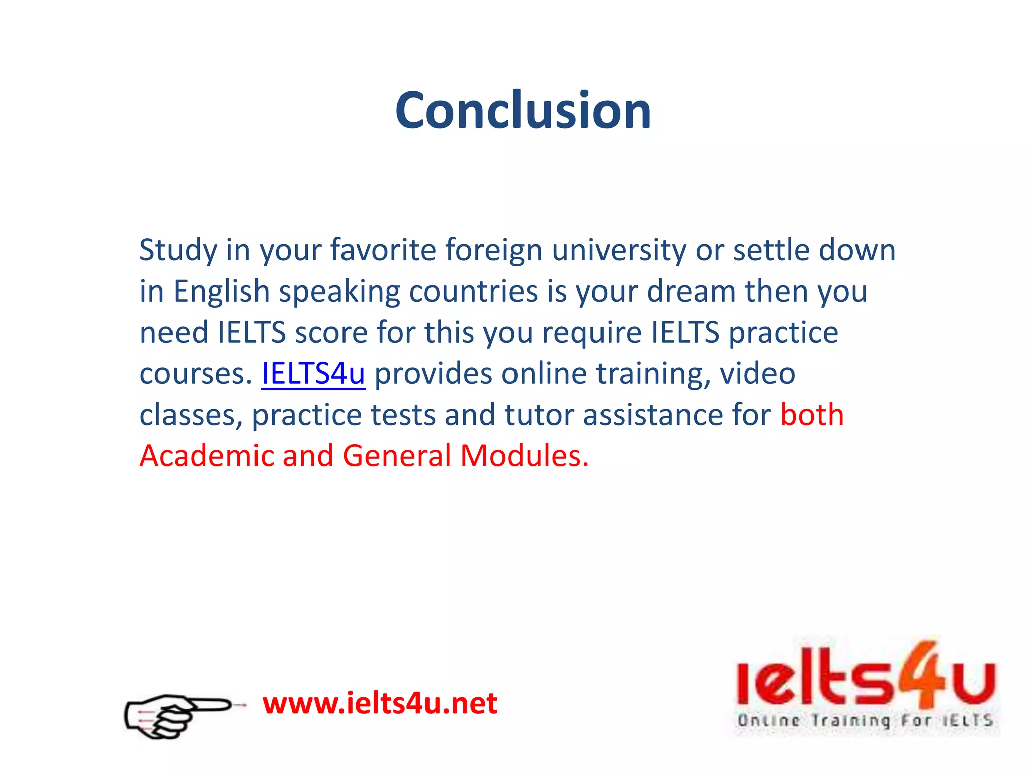IELTS Online Exam And Test Format PPTX Ielts online exam and test format pptx