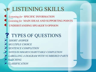 Image Labelling Question Types Ielts overview | PPTX