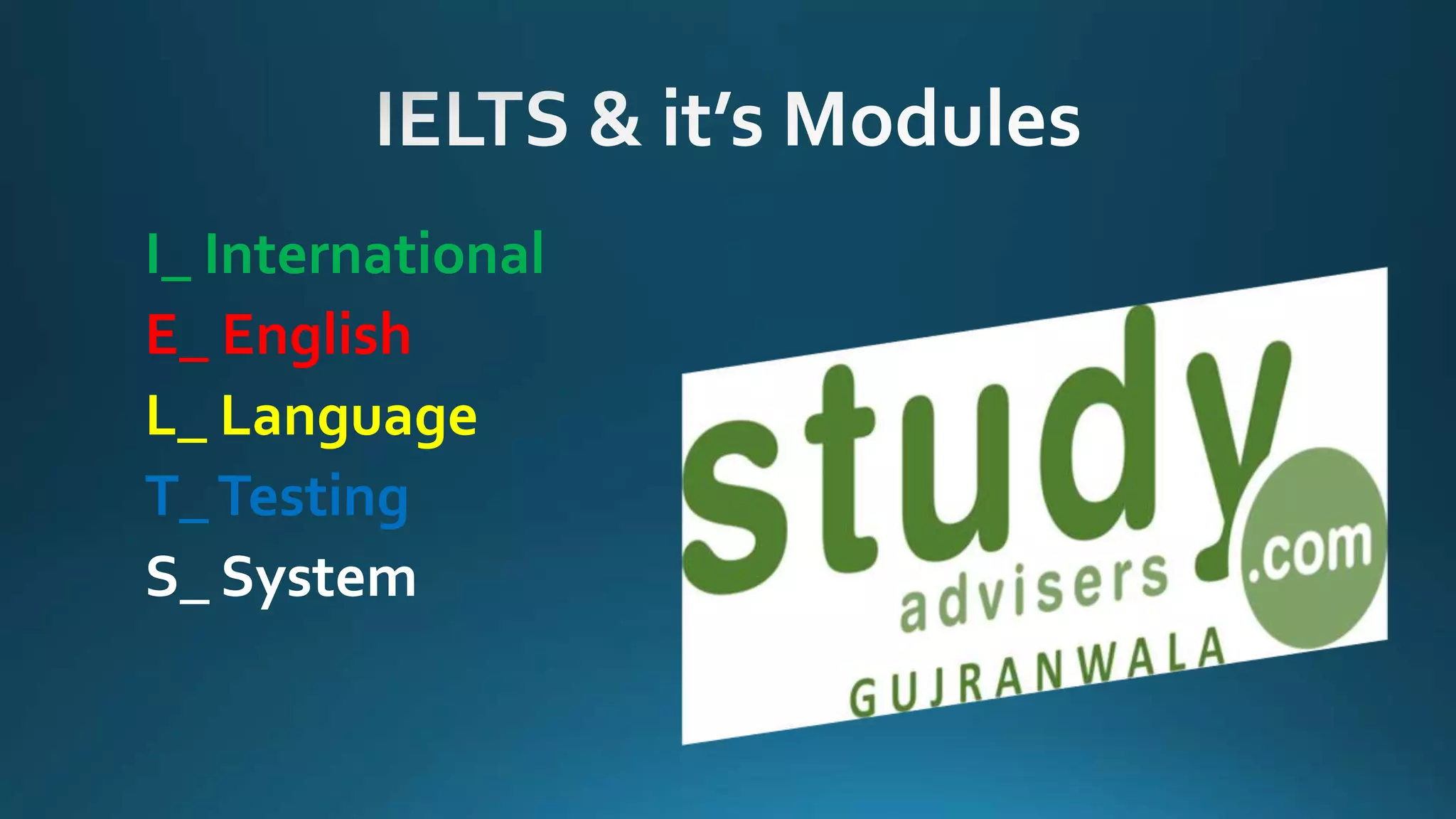 IELTS Overview for the Beginners | PPT