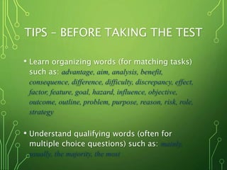 IELTS Reading Section | PPT