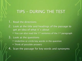 IELTS Reading Section | PPT