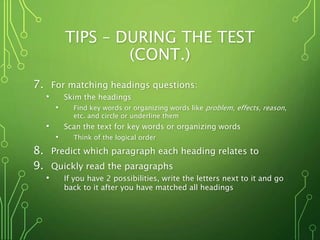 IELTS Reading Section | PPT