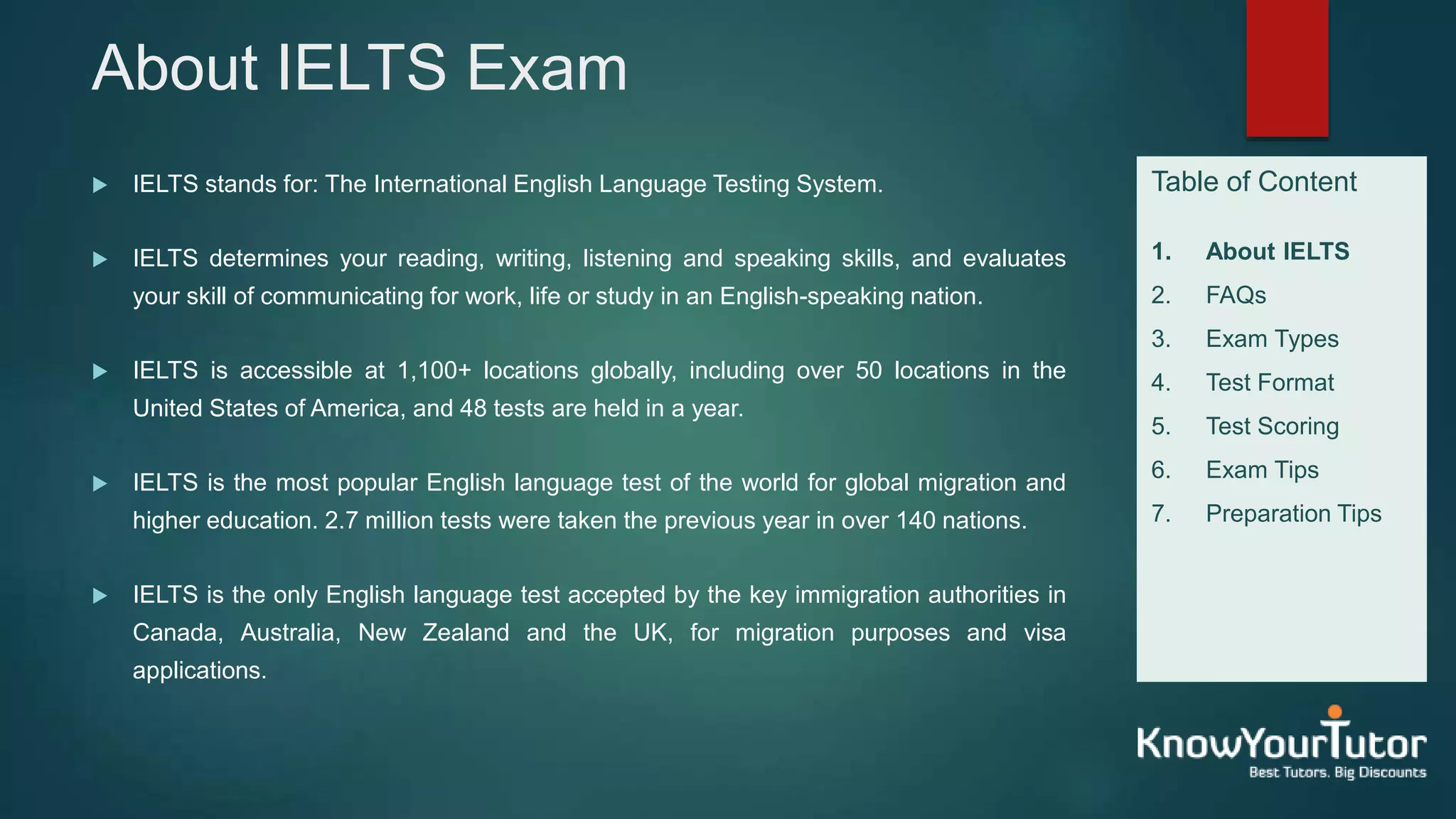 All about IELTS EXAM Preparation and coaching | PPTX