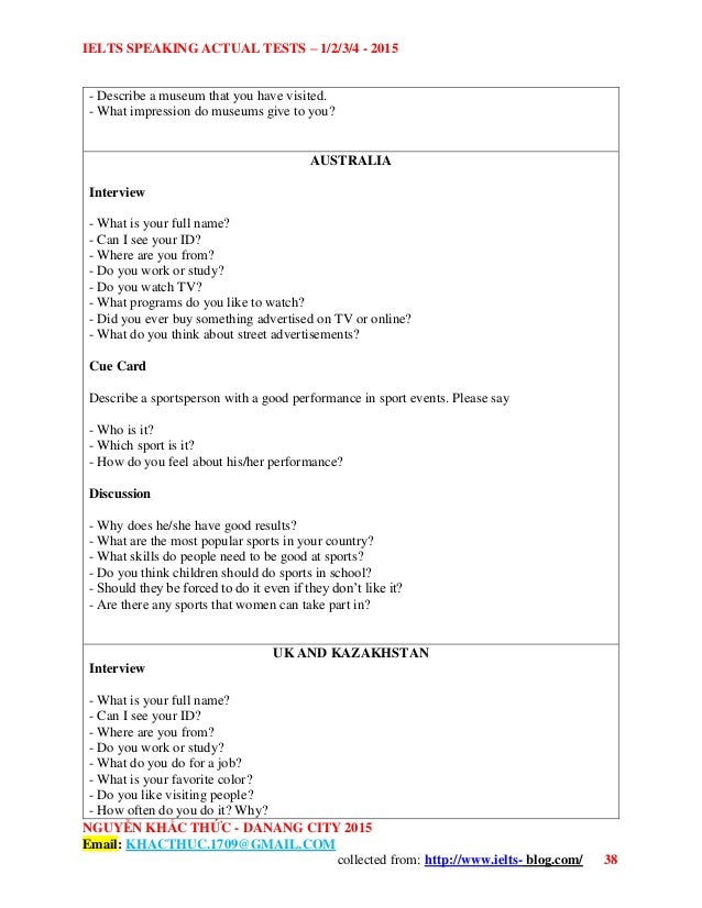 Describe A Tv Program Ielts