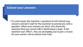 IELTS speaking introduction for Preparatory students | PPTX