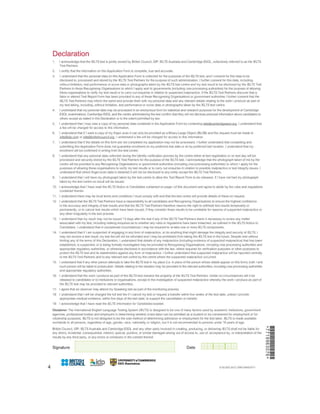 IELTS Test Application Form Tips