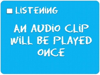 IELTS Test Format - IELTS Review 101