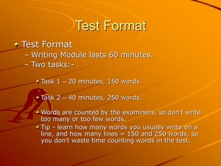 IELTS Writing task 1 introduction for beginners | PPT