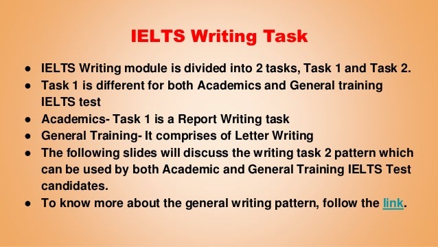Ielts writing task 2 pattern