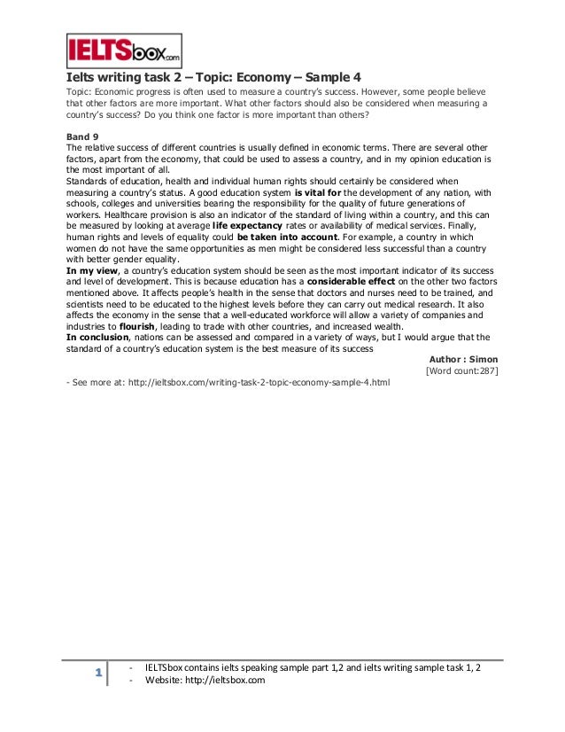 ielts samples writing task 2 pdf