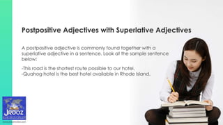 IELTS Writing Tips: Learning About Postpositive Adjectives