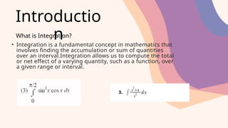 mathematics improper integral presentation | PPTX