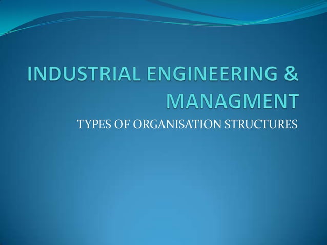 Iem organisation structures | PPT