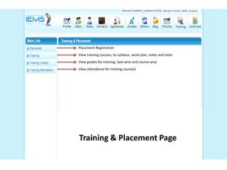IEMS - Student Module | PDF