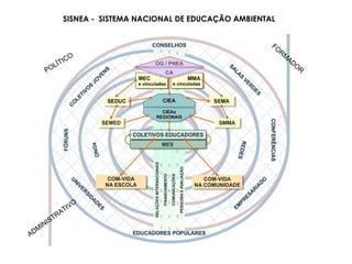 POLÍTICO ADMINISTRATIVO FORMADOR SISNEA -  SISTEMA NACIONAL DE EDUCAÇÃO AMBIENTAL 