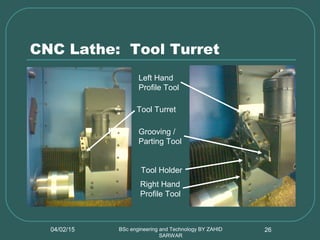 lathe machine types and cutting condition | PPT