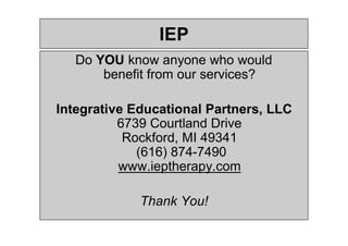 IEP Presentation PDF