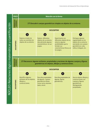 Instrumento de Evaluación Para el Aprendizaje
- 41 -
 