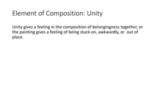 Compostion Unity Iepa lecture 3 and 4 understanding composition | PPTX