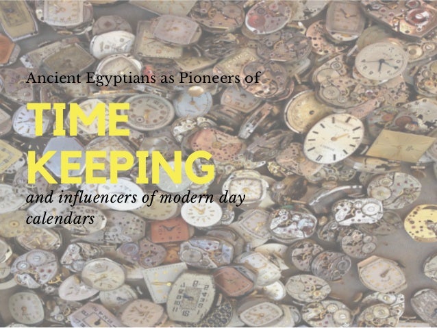 The History Of Time Keeping