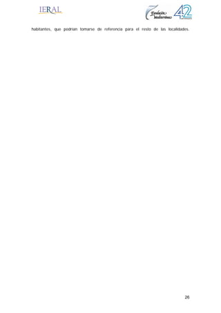 26
habitantes, que podrían tomarse de referencia para el resto de las localidades.
 