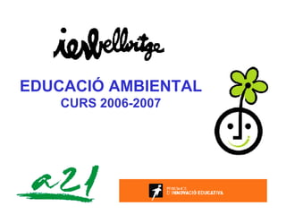 EDUCACIÓ AMBIENTAL CURS 2006-2007 