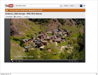 30Sunday, July 15, 12
 