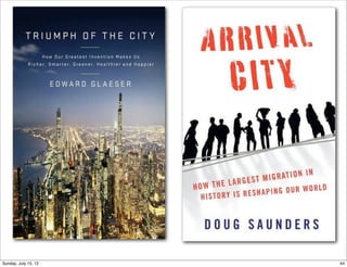 44Sunday, July 15, 12
 