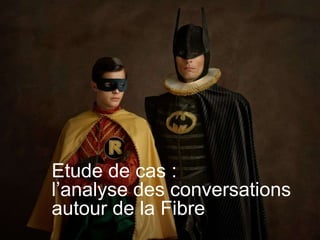 This work is licensed under a Creative Commons Attribution-NonCommercial 4.0 International License. @Médhi
72
Etude de cas :
l’analyse des conversations
autour de la Fibre
 