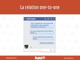 La relation one-to-one
www.blaaast.co@MeguellatiSoso
 