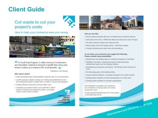 Improvement and Efficiency South East
Improvement and Efficiency South East
Client Guide
 