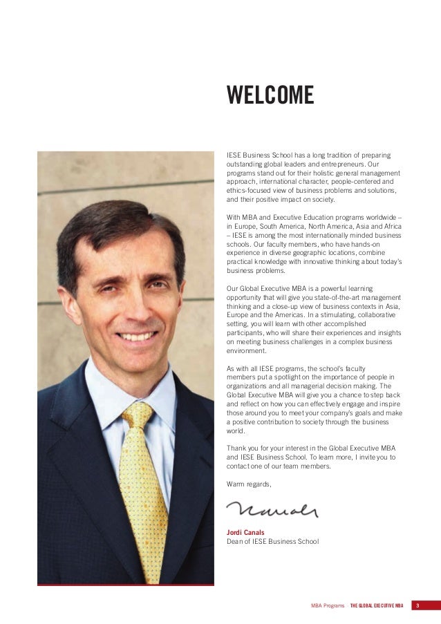 Iese Business School Global Executive Mba iese global executive mba brochure Iese Business School Global Executive Mba iese global executive mba brochure