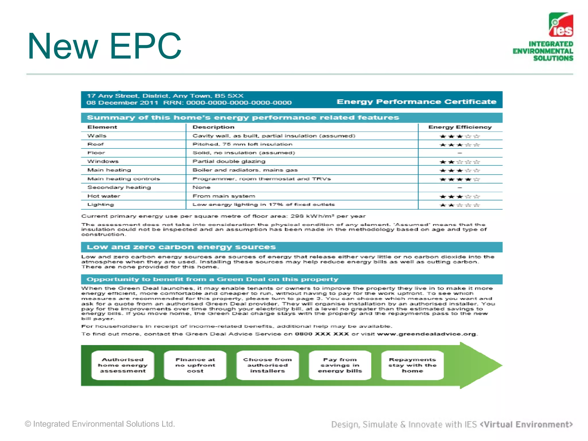 New EPC




© Integrated Environmental Solutions Ltd.
 