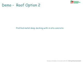 Demo - Roof Option 2

Profiled metal deep decking with in situ concrete

 