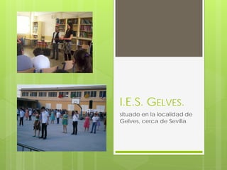 I.E.S. GELVES.
situado en la localidad de
Gelves, cerca de Sevilla.

 