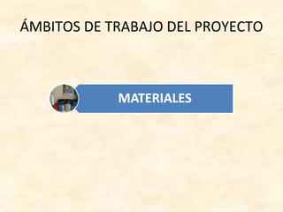 ÁMBITOS DE TRABAJO DEL PROYECTO
 