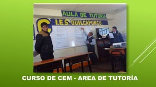 CURSO DE CEM - AREA DE TUTORÍA
