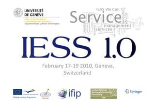  February 17‐19 2010, Geneva, 
         Switzerland 
 