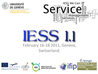 February 16-18 2011, Geneva, Switzerland 
