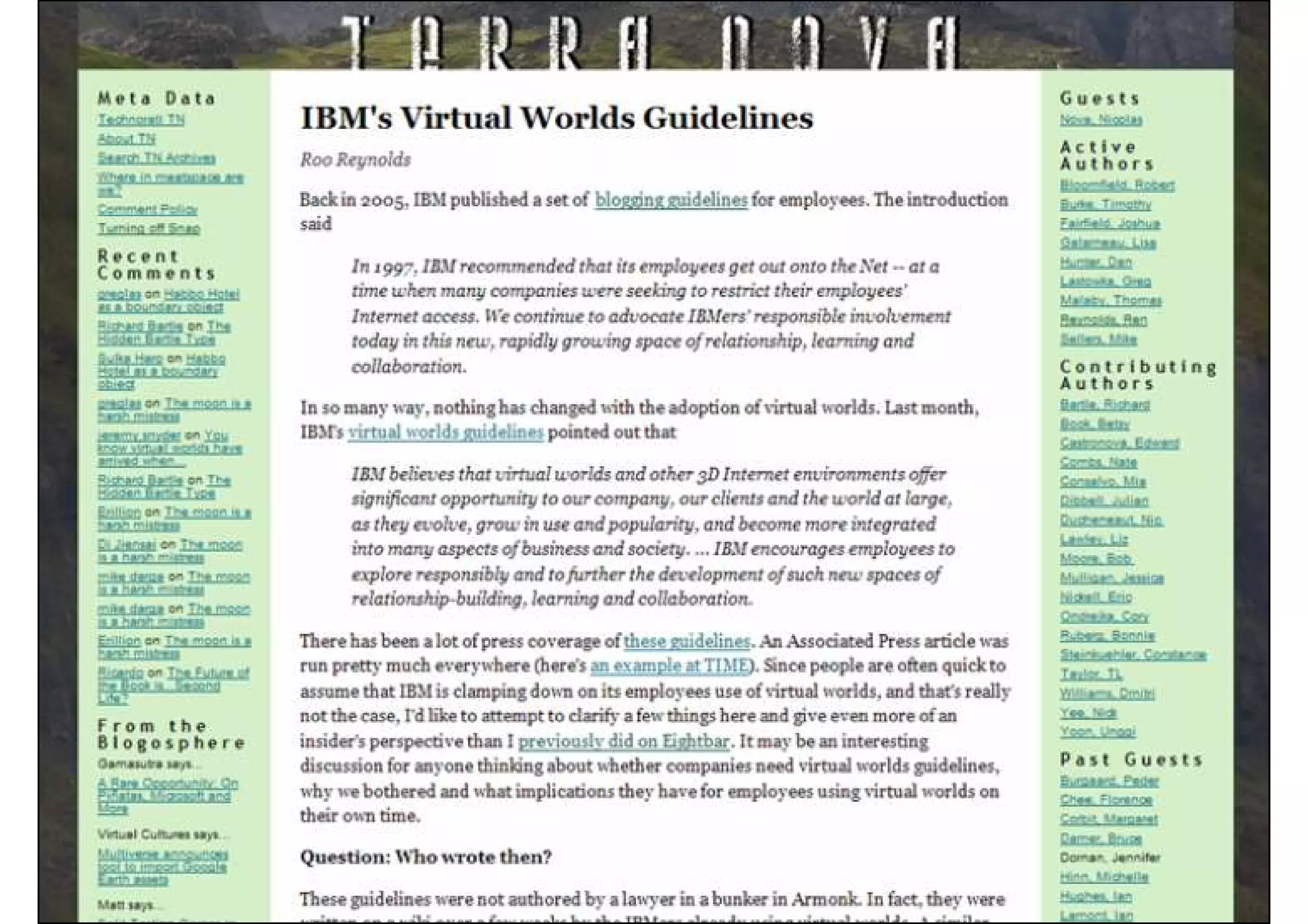 IET Mountbatten Lecture 2007 - Roo Reynolds