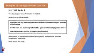 Examples of a straight-forward question.
 