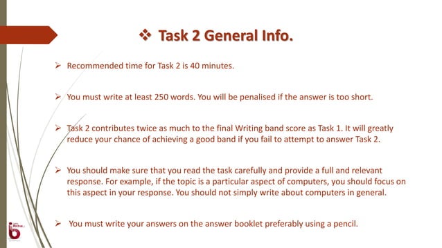 IETLS Writing Task 2 - Question Types | PPTX | Homework and Study ...