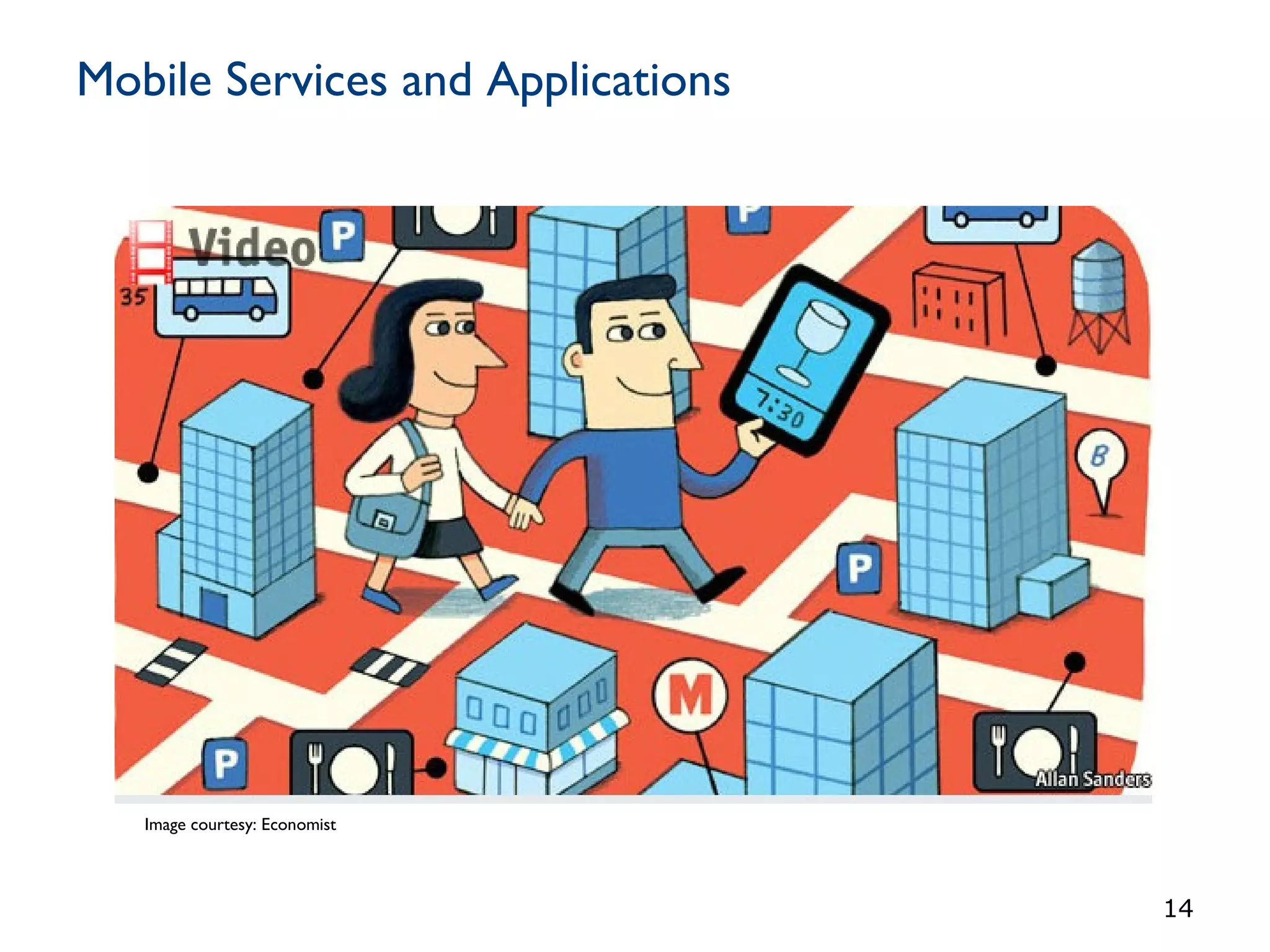 Mobile Services and Applications
14
Image courtesy: Economist
 