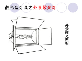 散光型灯具之 外景散光灯 外景辅光照明 