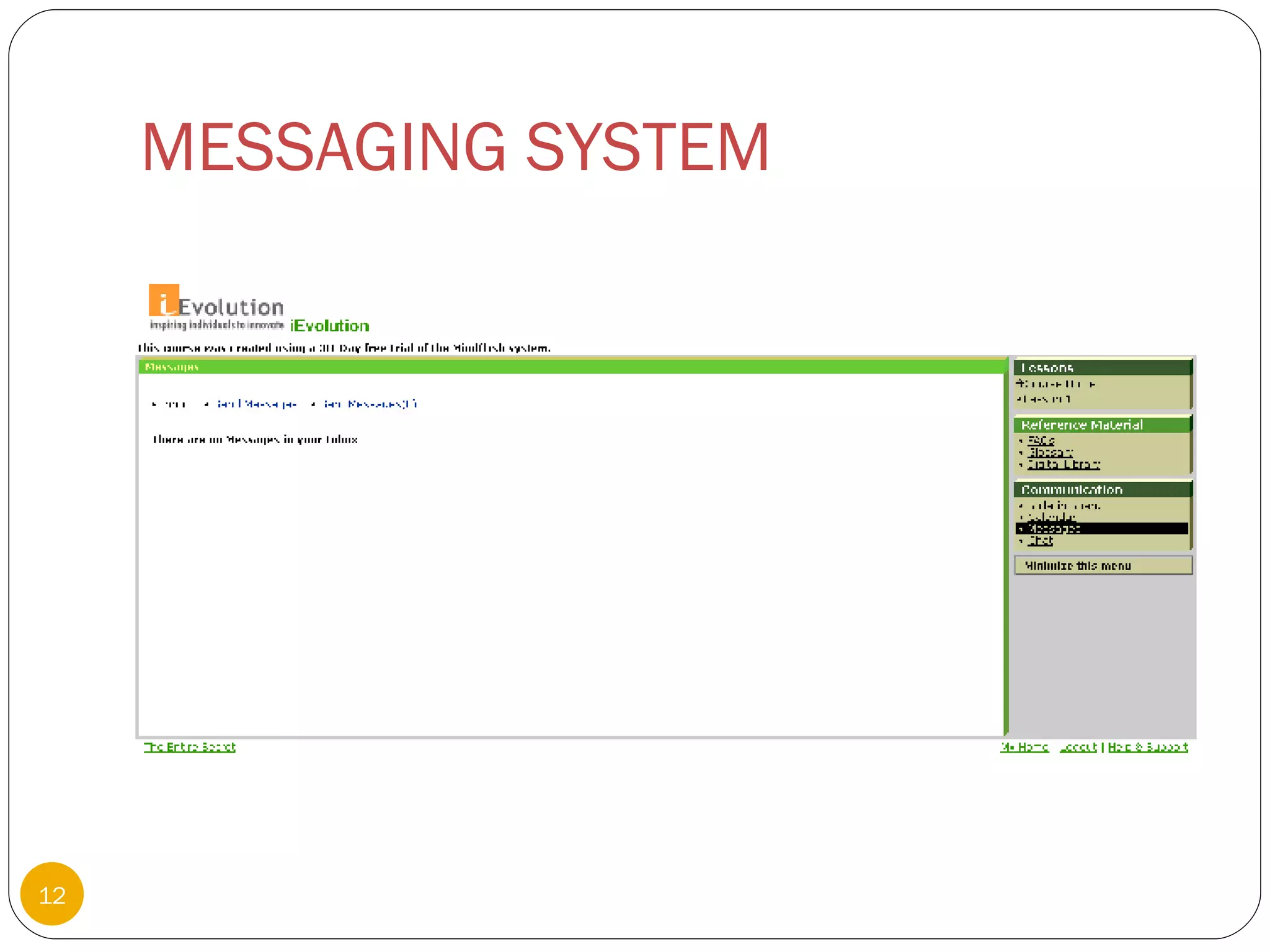 MESSAGING SYSTEM 